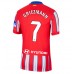 Atletico Madrid Antoine Griezmann #7 Hjemmedrakt 2024-25 Korte ermer